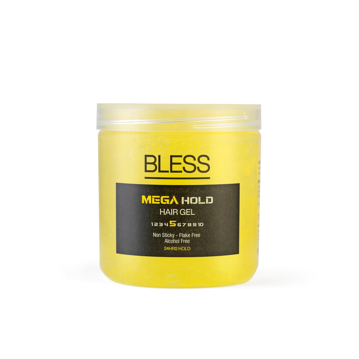 BLESS Curly Hold Hair Gel, Natural Look Styling, For All Hair Types, With Aloe Vera Extract, Panthenol Enriched, 250ml (250, MEGA HOLD)