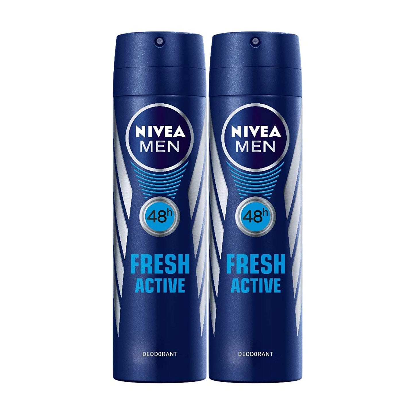 NIVEA Men, Deodorant, Fresh Active, Spray, 2 X 150 ML