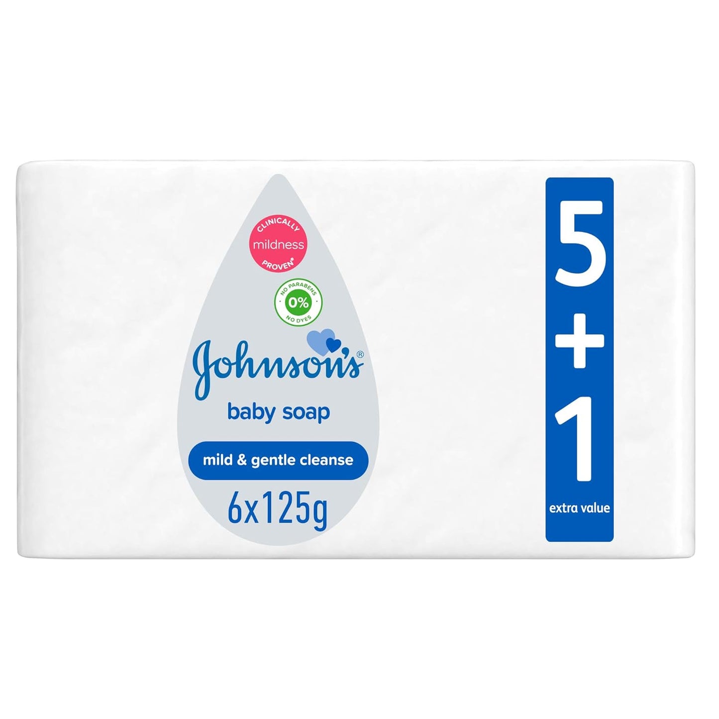 Johnson's Soap, 125g, Pack of 6
