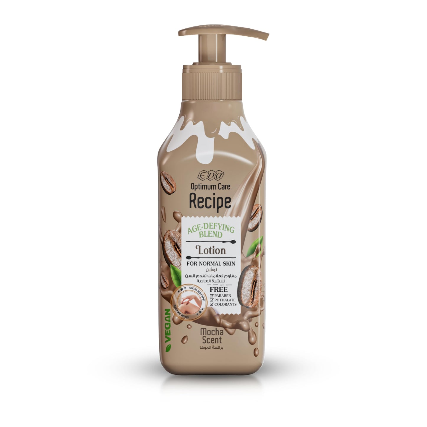 Eva Optimum Care Recipe Age Defying Blend Lotion For Normal Skin - Mocha Scent 370 Ml