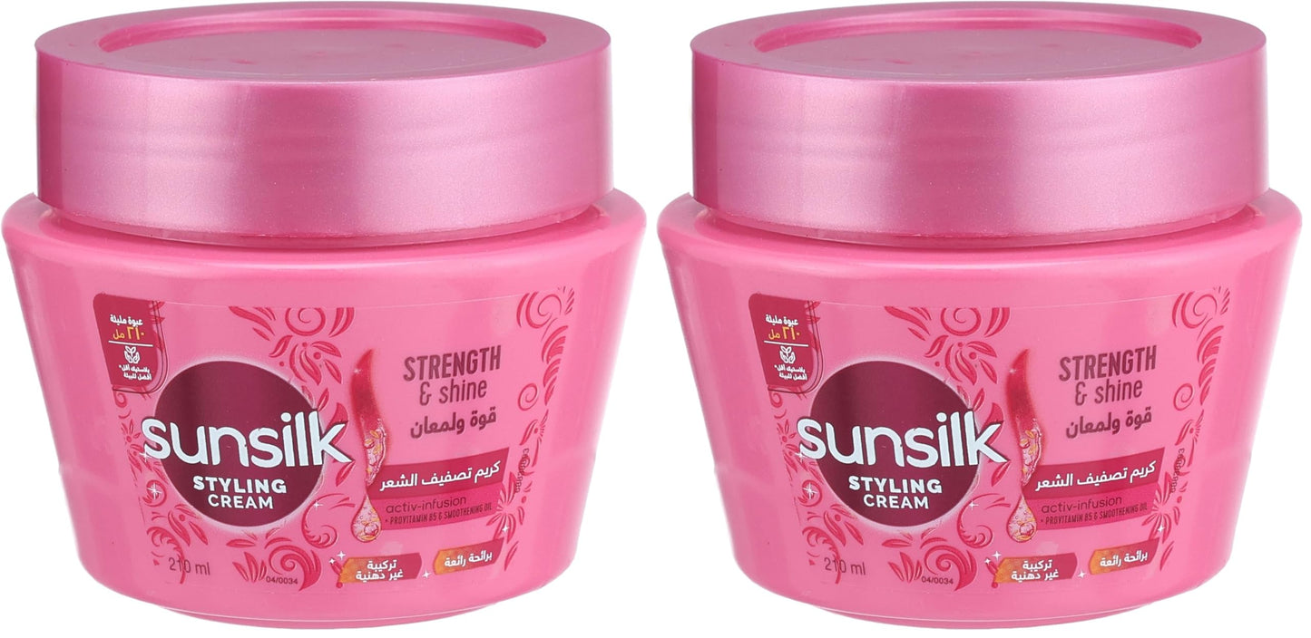 Sunsilk Hair Cream Shine & Strength 210ML (Pack of 2)