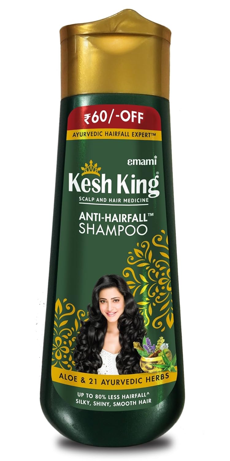 KESH KING Scalp and Hair Medicine Anti Hairfall Shampoo, 340ml