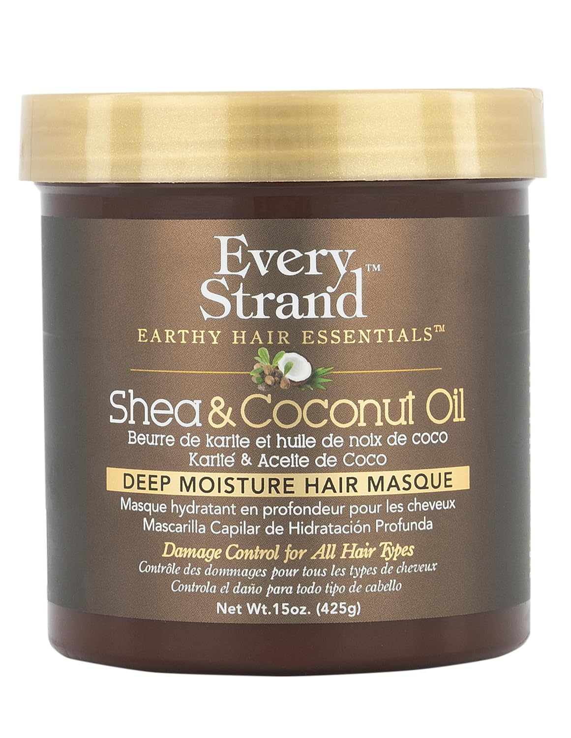 Every Strand Deep Moisture Hair Masque with Shea and Coconut Oil425ml)