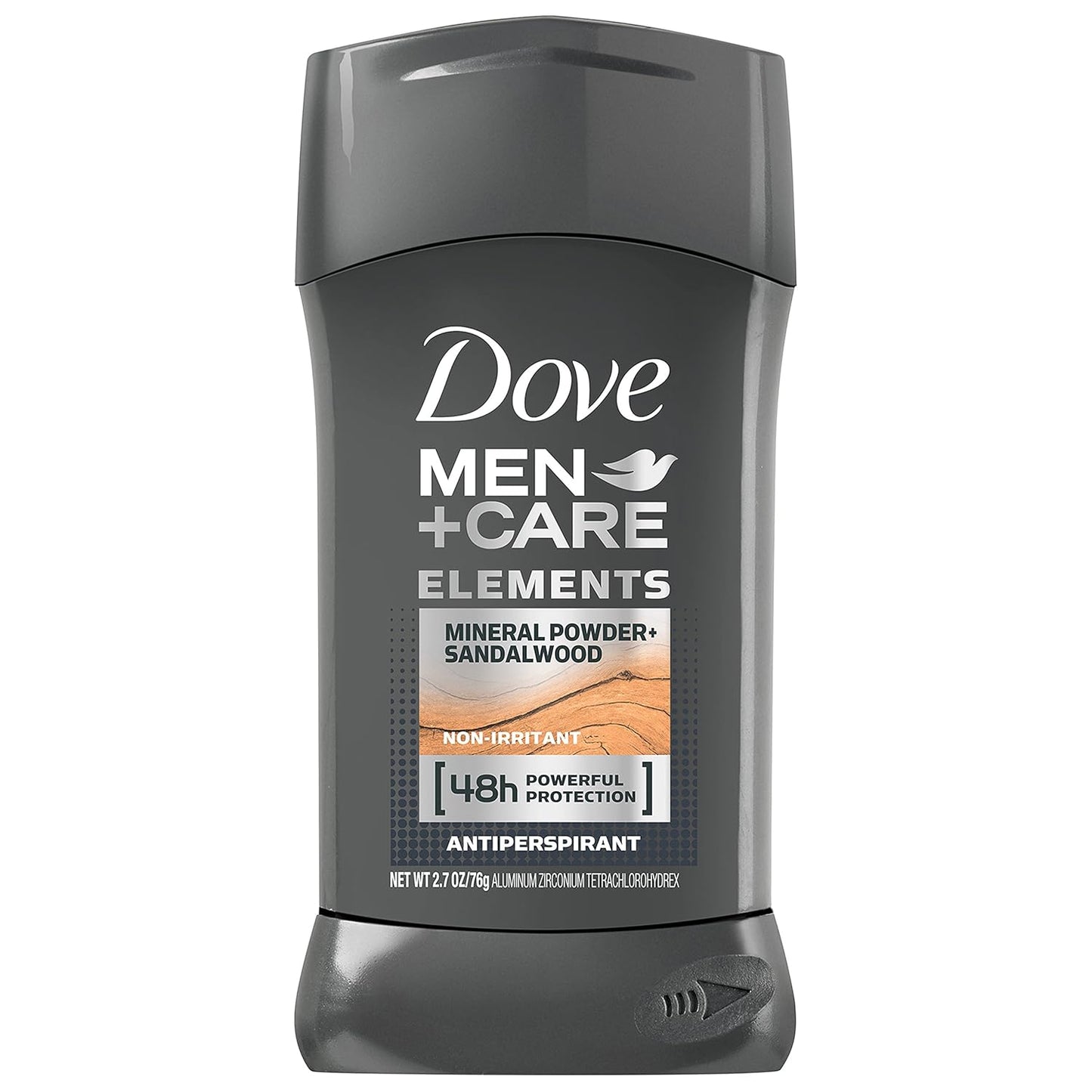 Dove Men+Care Elements Antiperspirant Deodorant Stick, Mineral Powder + Sandalwood 2.7 oz