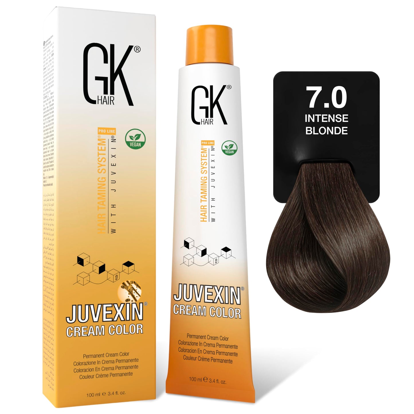 GK HAIR Color - 7.0 Intense Blonde