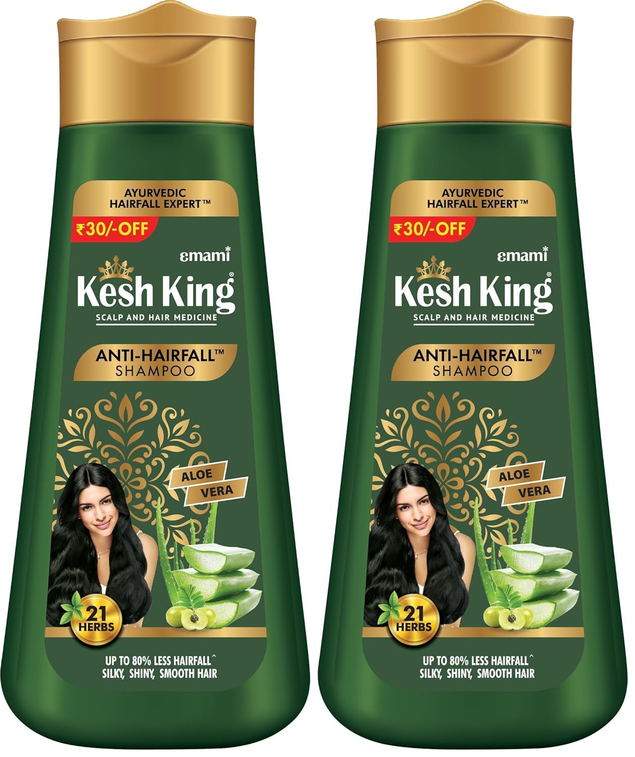 KESH KING Anti-Hair Fall Shampoo - 200 Ml (Pack of 2)