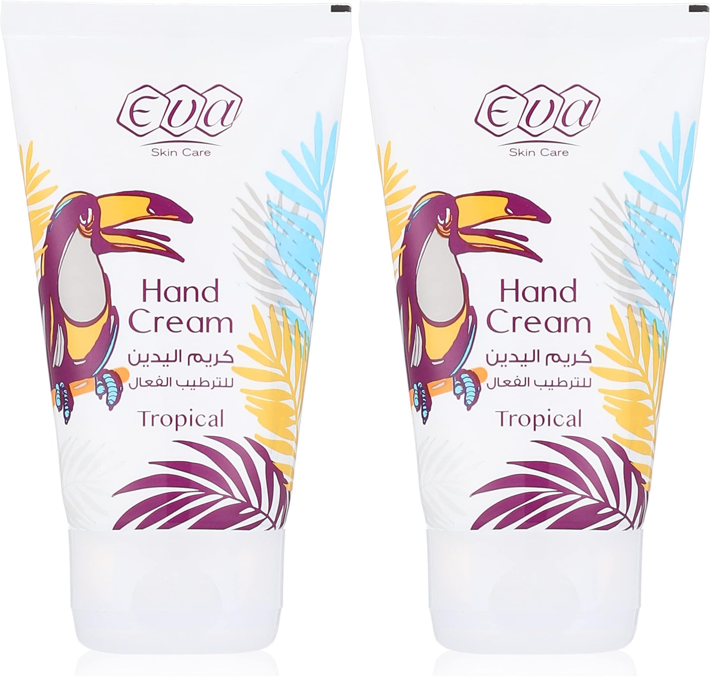 Eva Skin Care Hand Cream Tropical 60ml (Pack of 2)