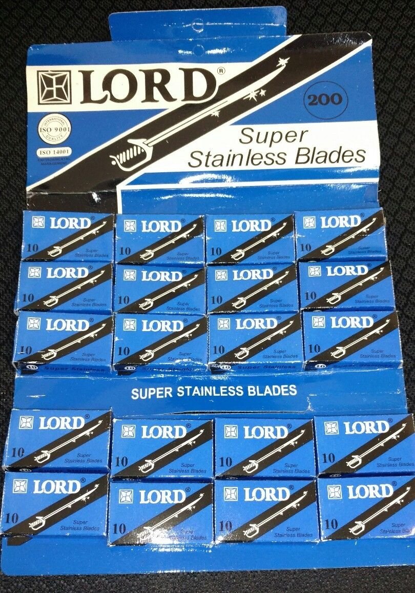 Lord Double Edge Super Blades - 200 Pieces