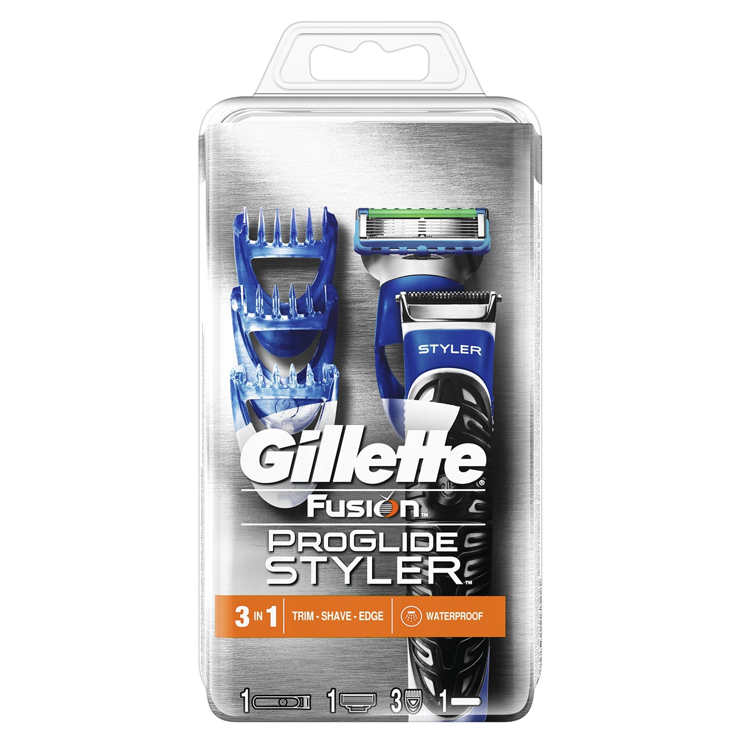 Gillette Fusion ProGlide 3-in-1 Styler, Trim, Edge and Shave