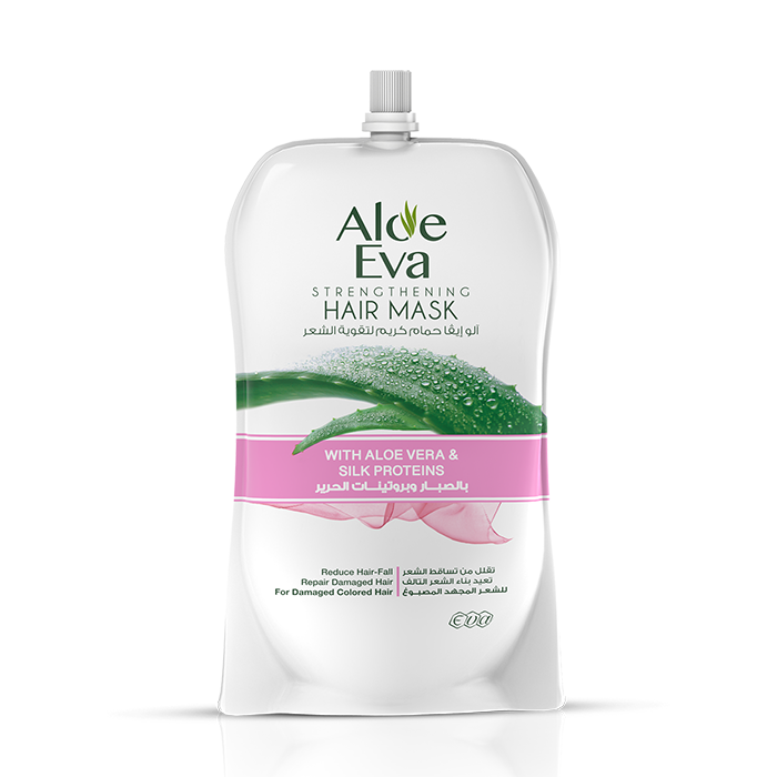 Aloe Eva Strengthening Hair Mask Pouch With Aloe Vera & Silk Proteins 250 Gm