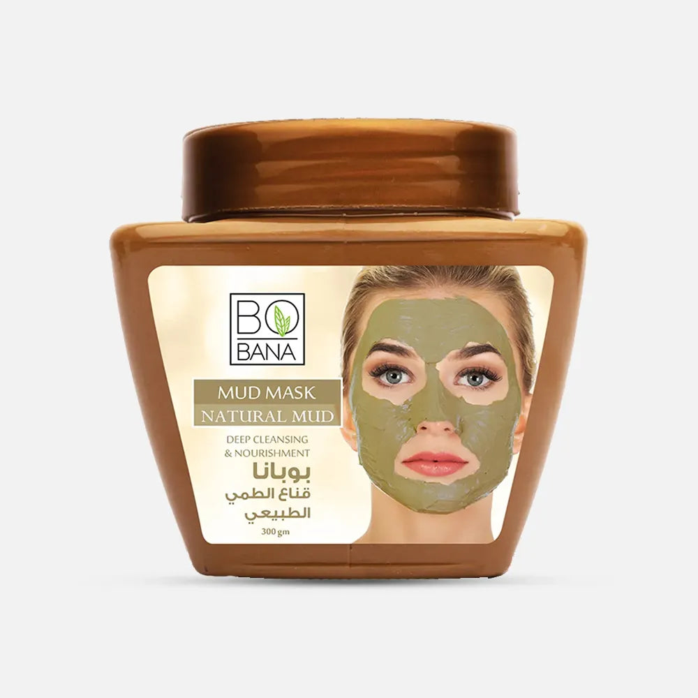 Bobana Mud Mask Natural For Face & Body - 300 Gm