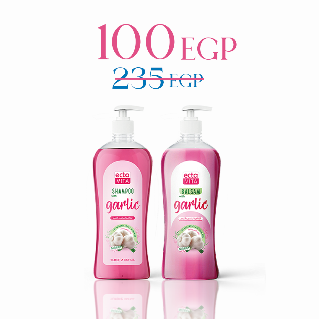Ectavita Garlic Extract Set (Shampoo + Conditioner)