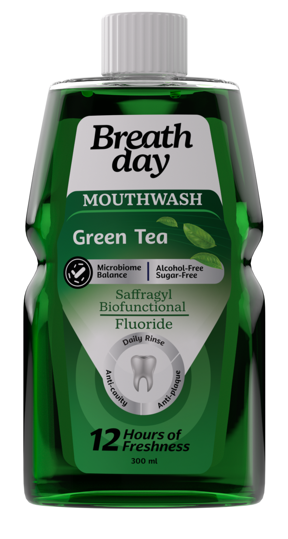 Breath day mouthwash Green Tea 300ml
