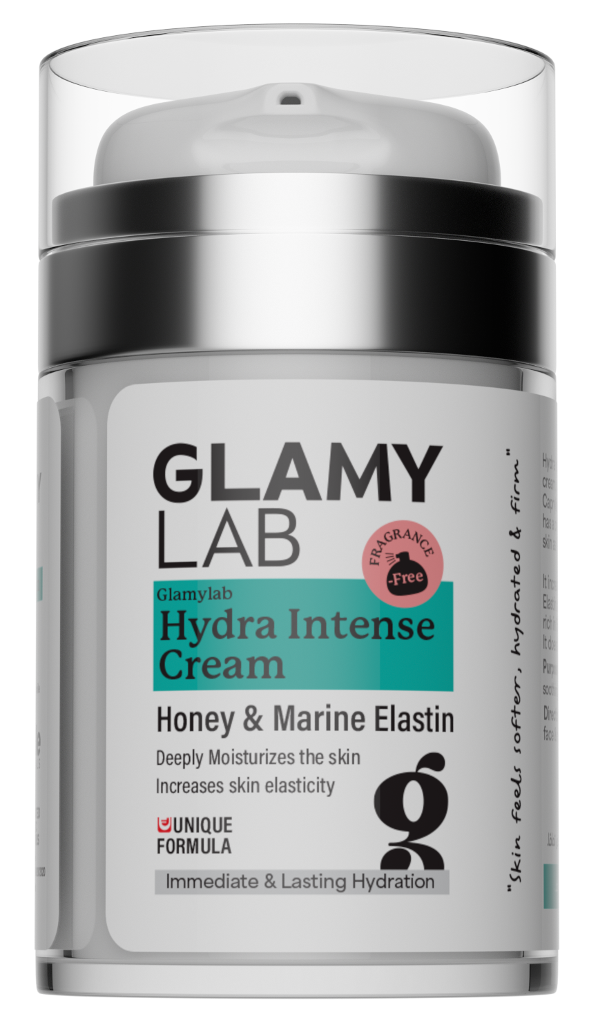 Glamy Lab Hydra Intense Cream Fragrance Free 100ml