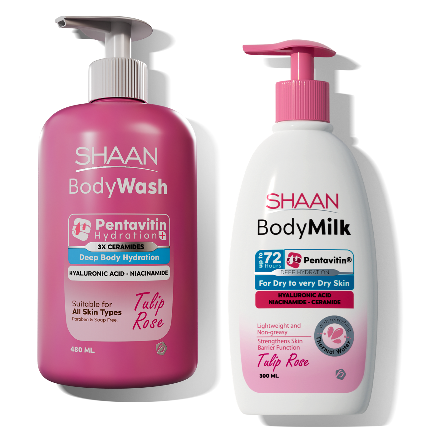 Shaan Cleanse & Hydrate Tulip Rose Touch Bundle