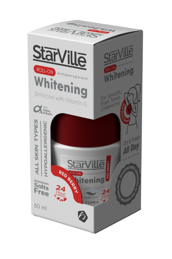 Starville Whitening Roll on Redberry Scent 60 ml