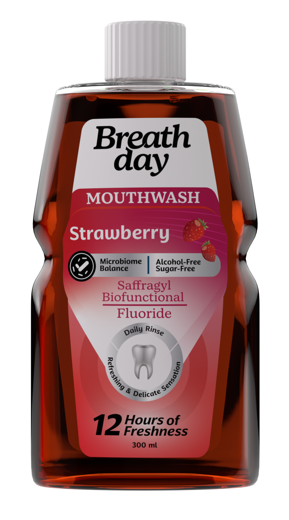 Breath day mouthwash Strawberry 300ml