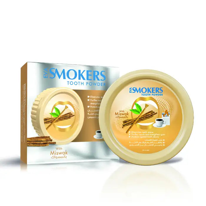 Eva Smokers Cleansing Tooth Powder With Miswak 40 Gm