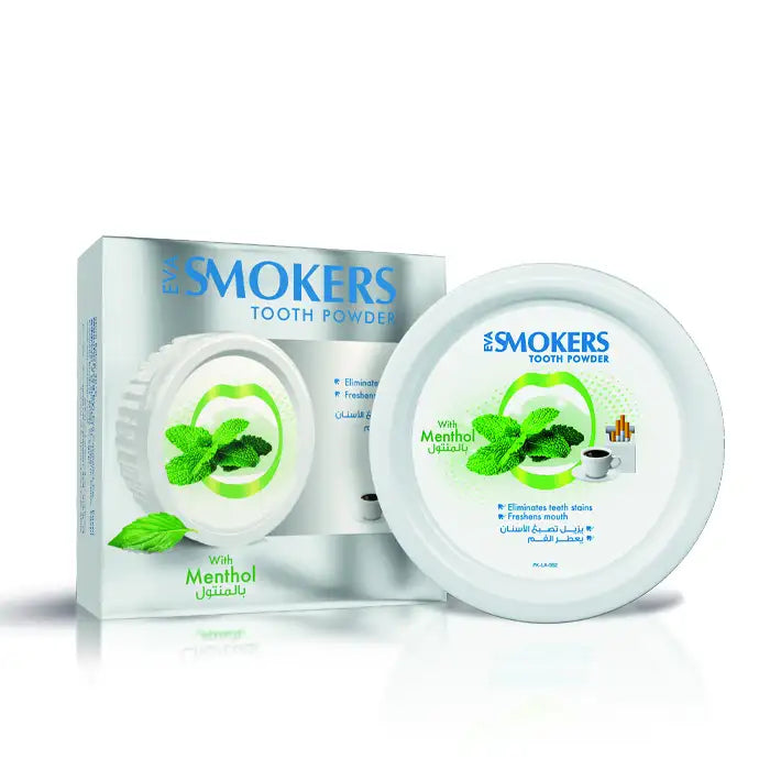 Eva Smokers Cleansing Tooth Powder With Menthol 40 Gm