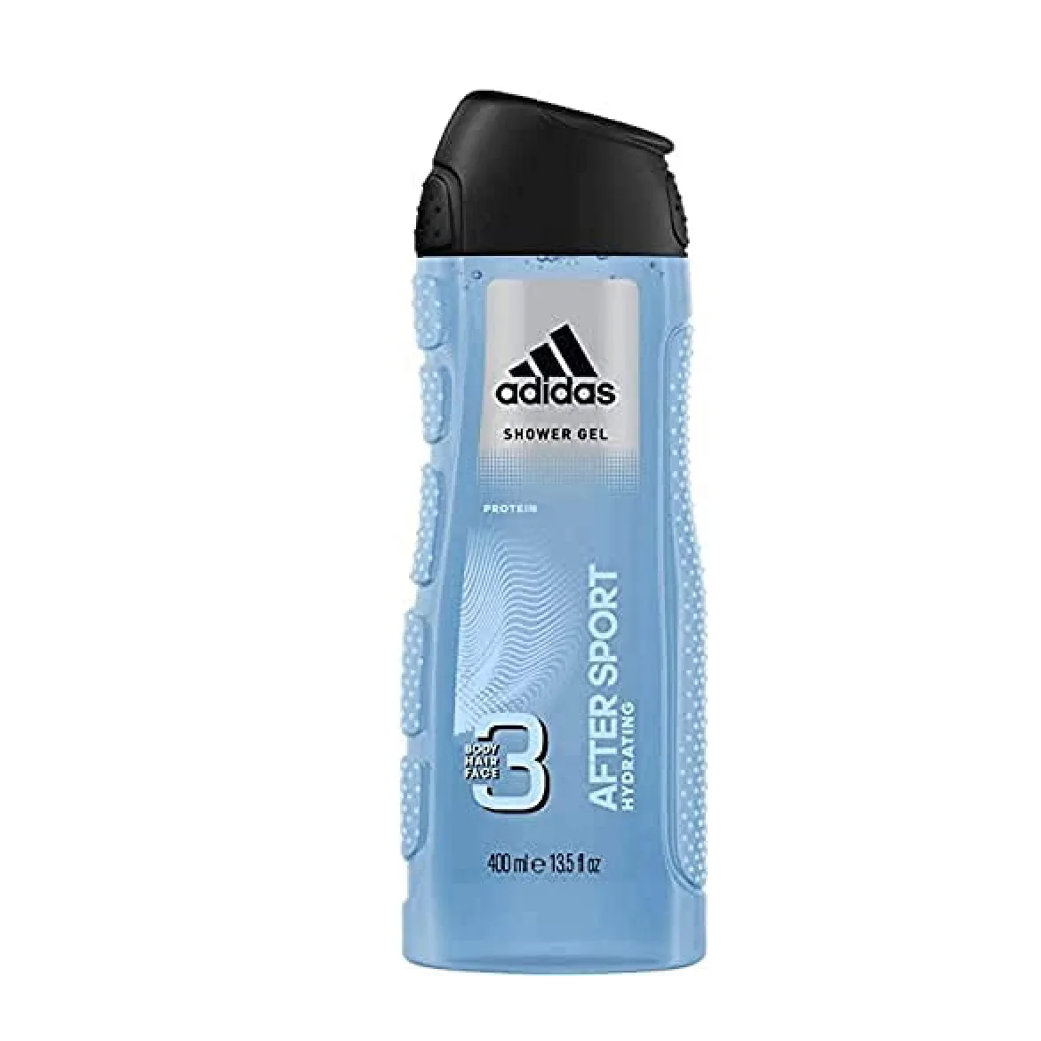 Adidas | After Sport 3 In 1 Hydrating Shower Gel For Face, Hair, Body With Protein | 400ml