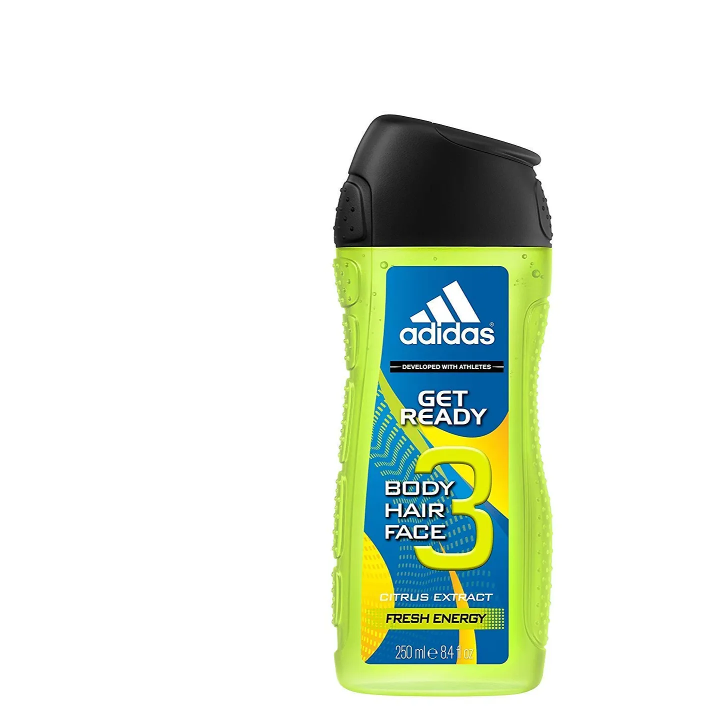 Adidas | Fresh Energy 3In1 Shower Gel With Citrus Extract For Body, Hair & Face | 400 Ml