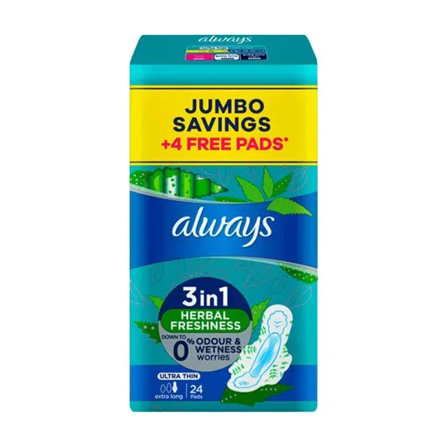 Always | Ultra Thin Herbal | 24 Pcs