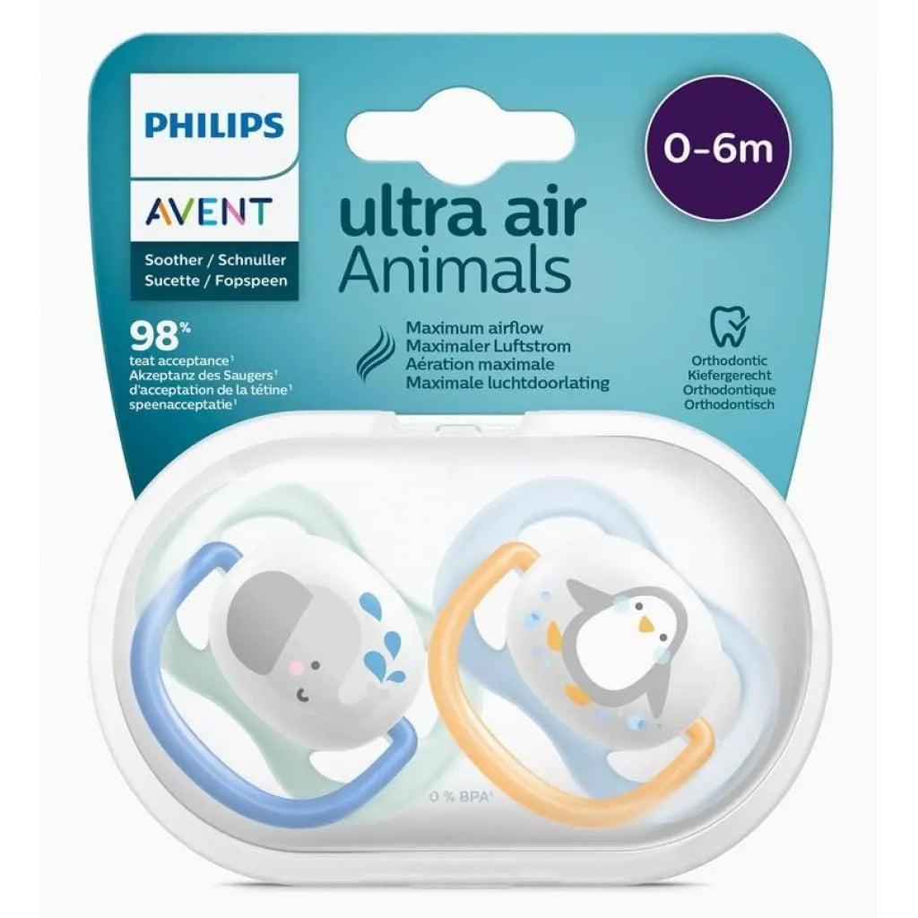 Philips | Avent Ultra Air Pacifier from 0-6M | 2 Pcs