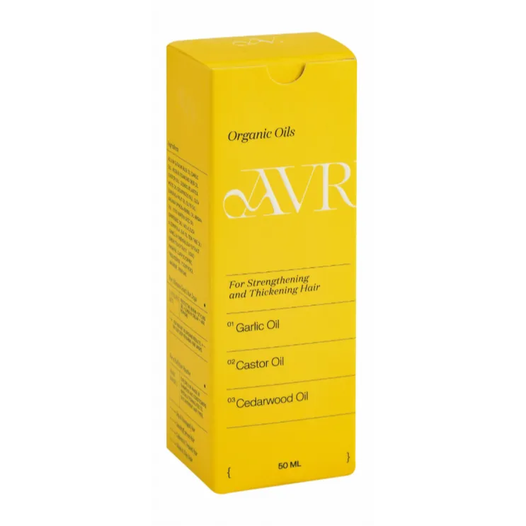 Avrelle | Organic Strengthening & Thickening Garlic, Castor & Cedarwood Oils for Hair | 50ml