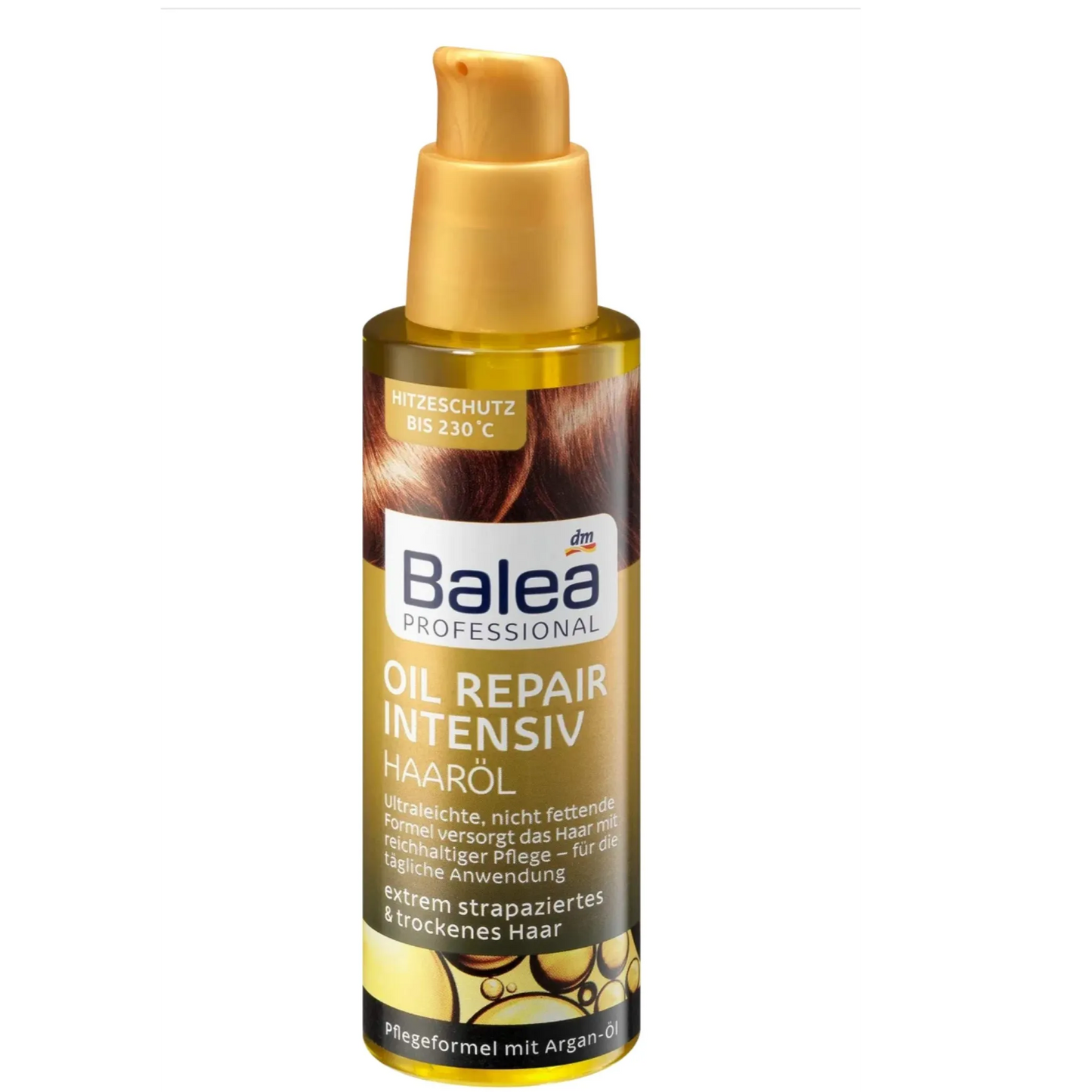Balea | Intensive Repairing Argan Oil for Damaged & Dry Hair | 100 ml