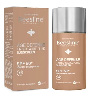 Beesline | Apitherapy Age Defense Tinted Facial Sunscreen Light SPF50+ | 40ml
