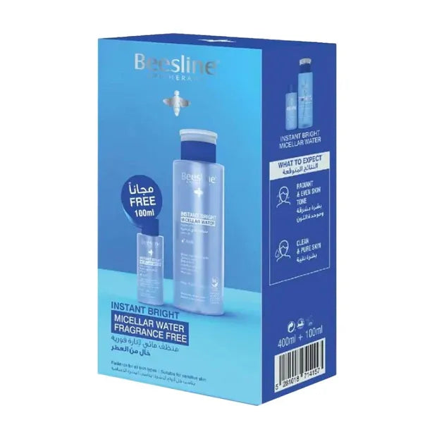 Beesline | Instant Bright Bundle Micellar Water 400ml + 100ml Free