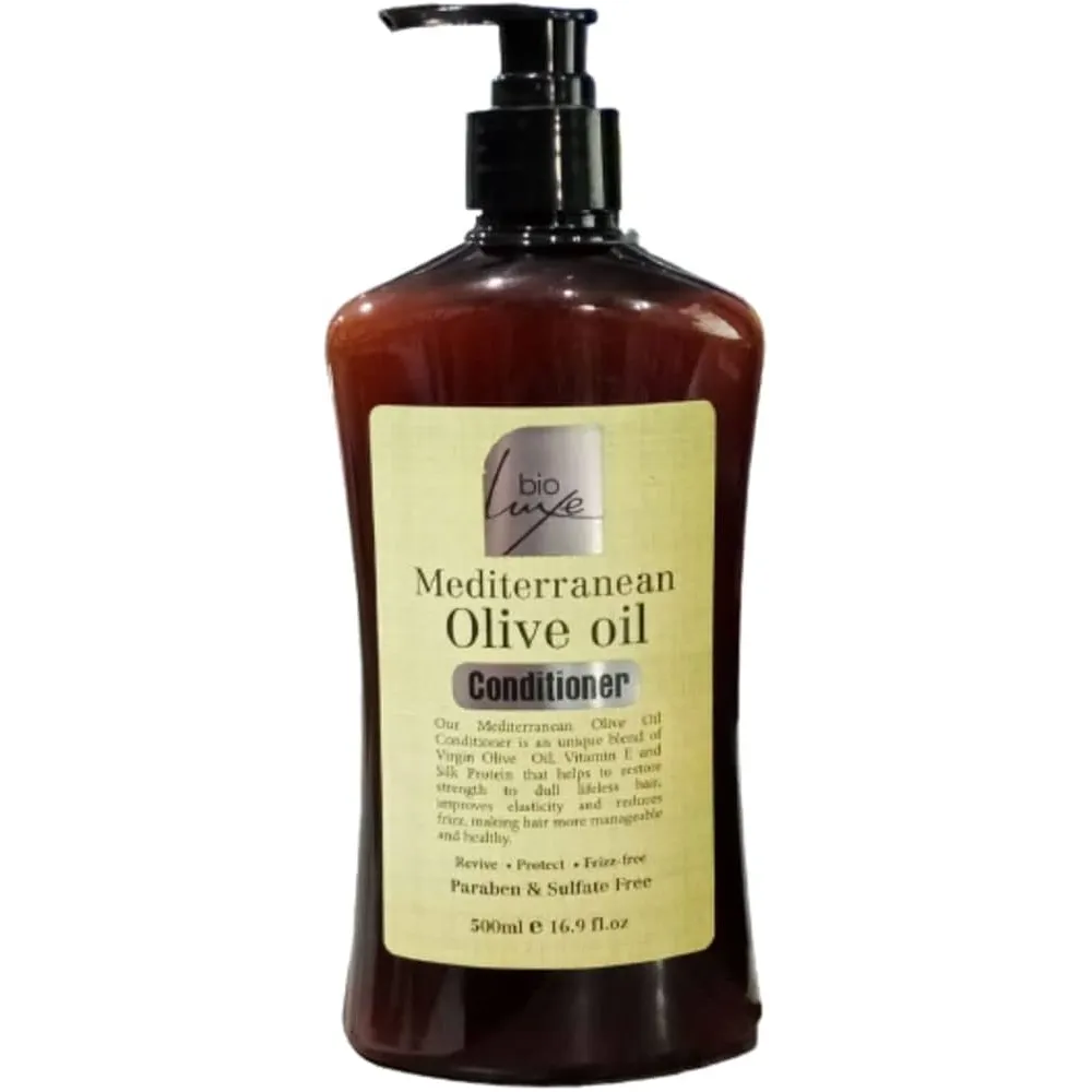 Bio Luxe | Anti-Frizz & Protecting Mediterranean Hair Conditioner with Olive Oil | 500ml