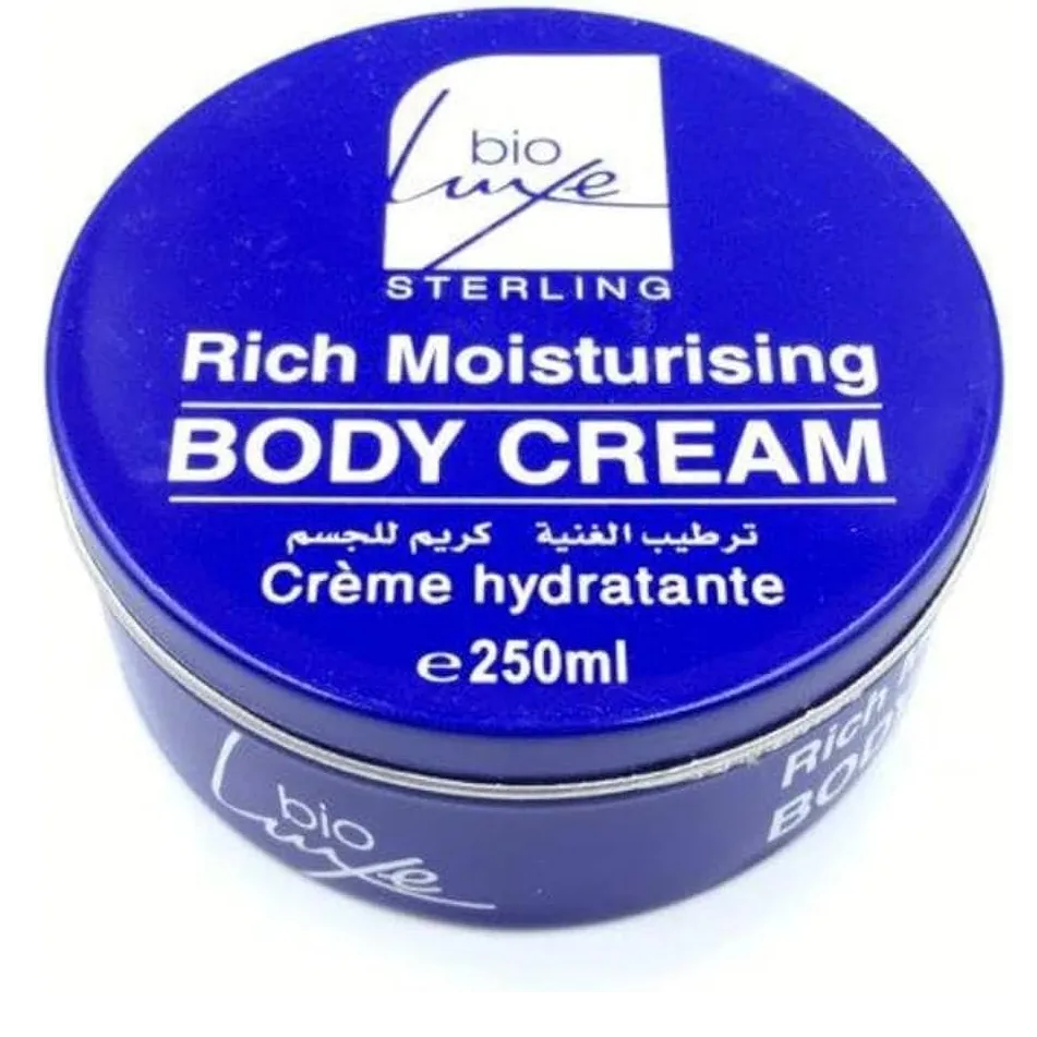Bio Luxe | Moisturizing Body Cream for Dry & Sensitive Skin | 250 ml