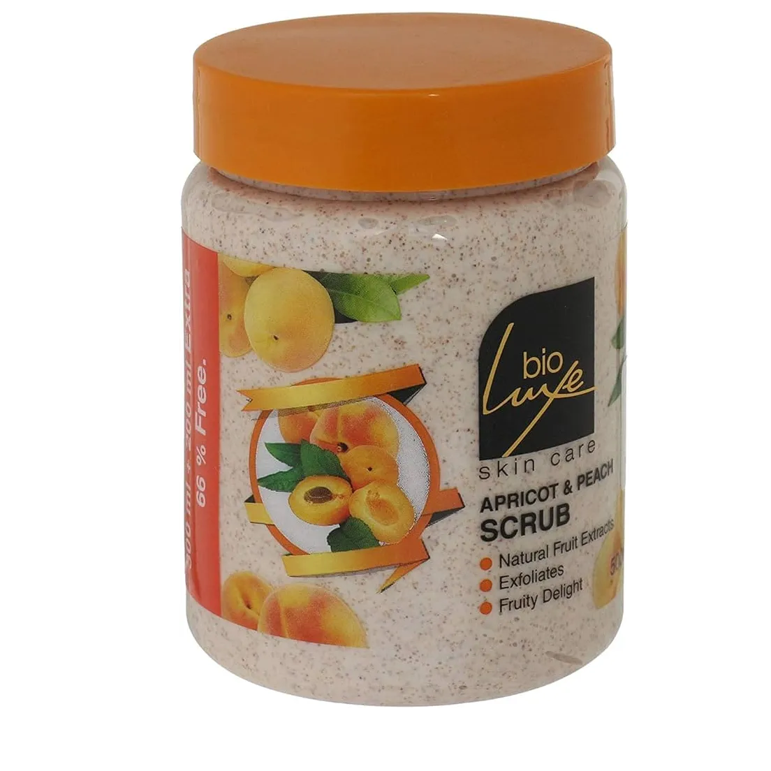 Bio Luxe | Skin Care Exfoliating Scrub with Apricot & Peach Extracts | 500ml