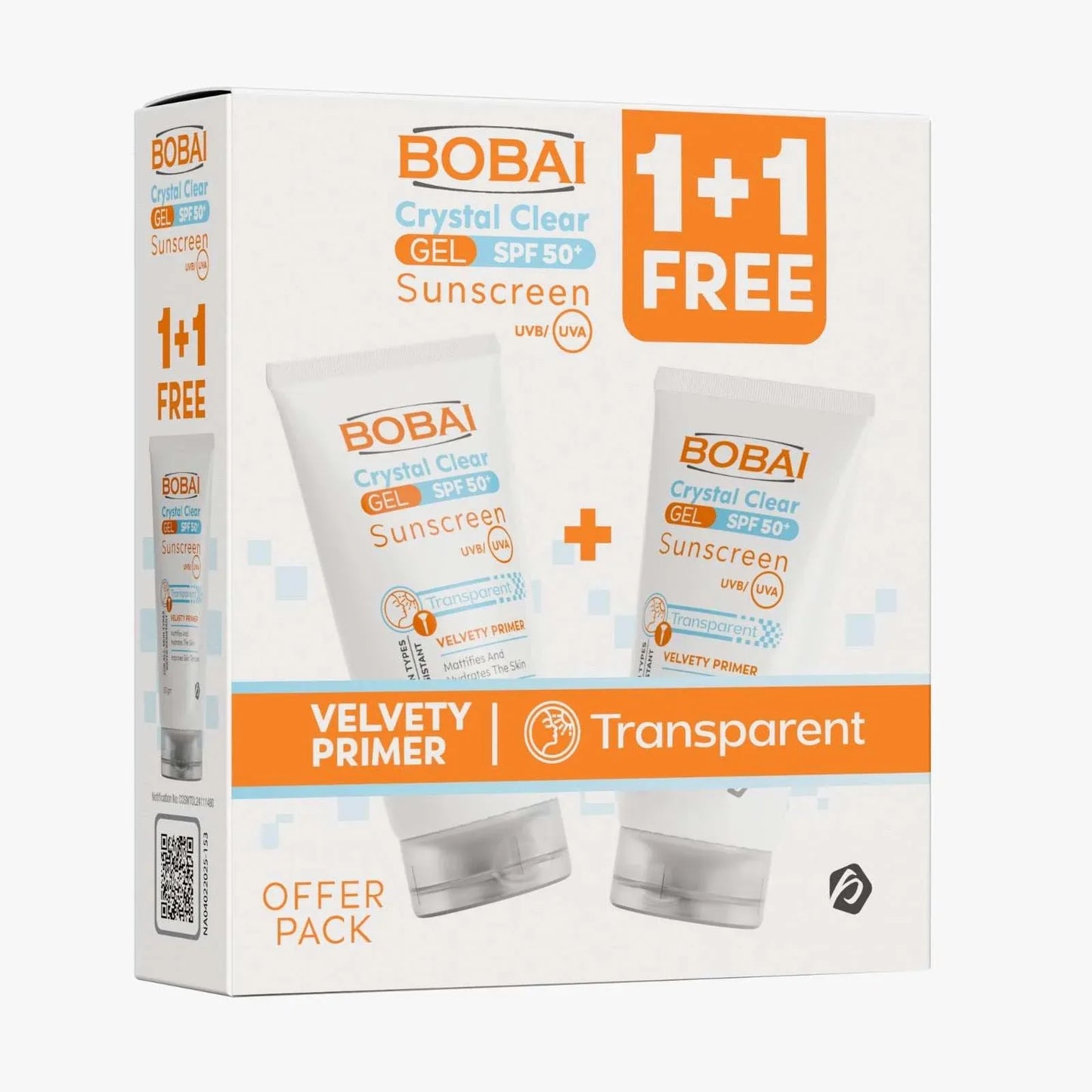 Bobai | Sunscreen Crystal Clear Gel SPF 50+ | 50gm 1+1 offer