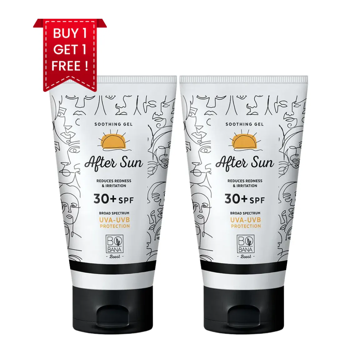 1+1 Bobana | After Sun Soothing Gel SPF30 | 150ml