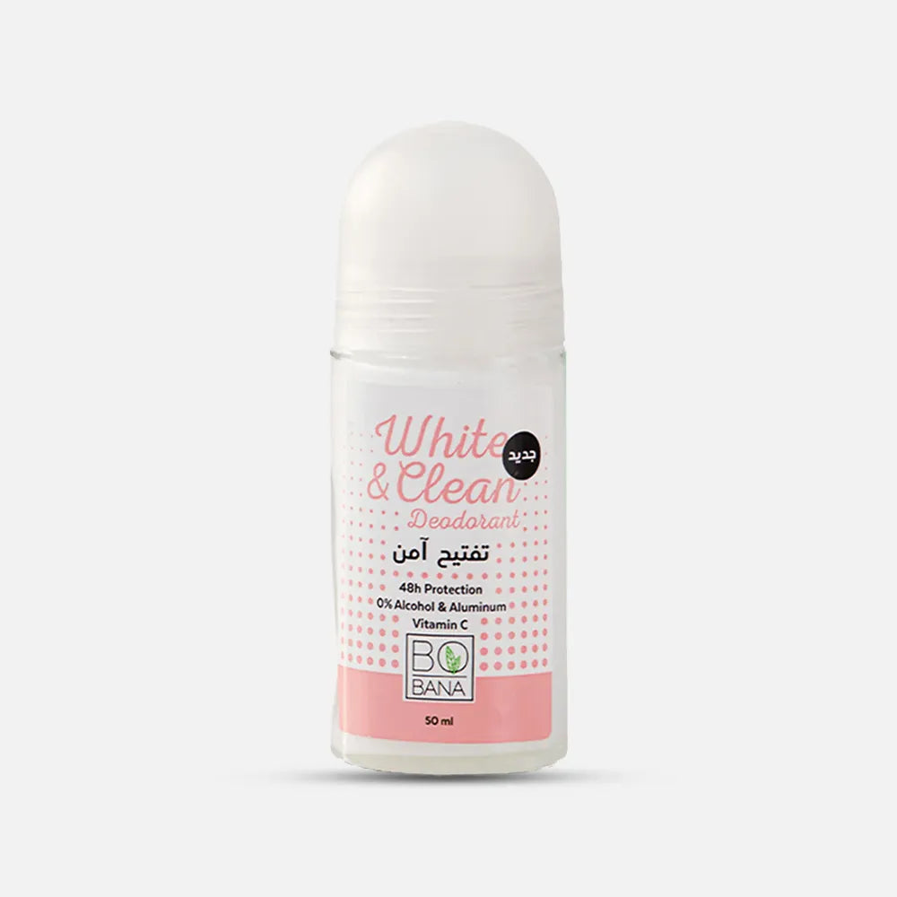 Bobana | White & Clean Roll on Deodorant | 50gm