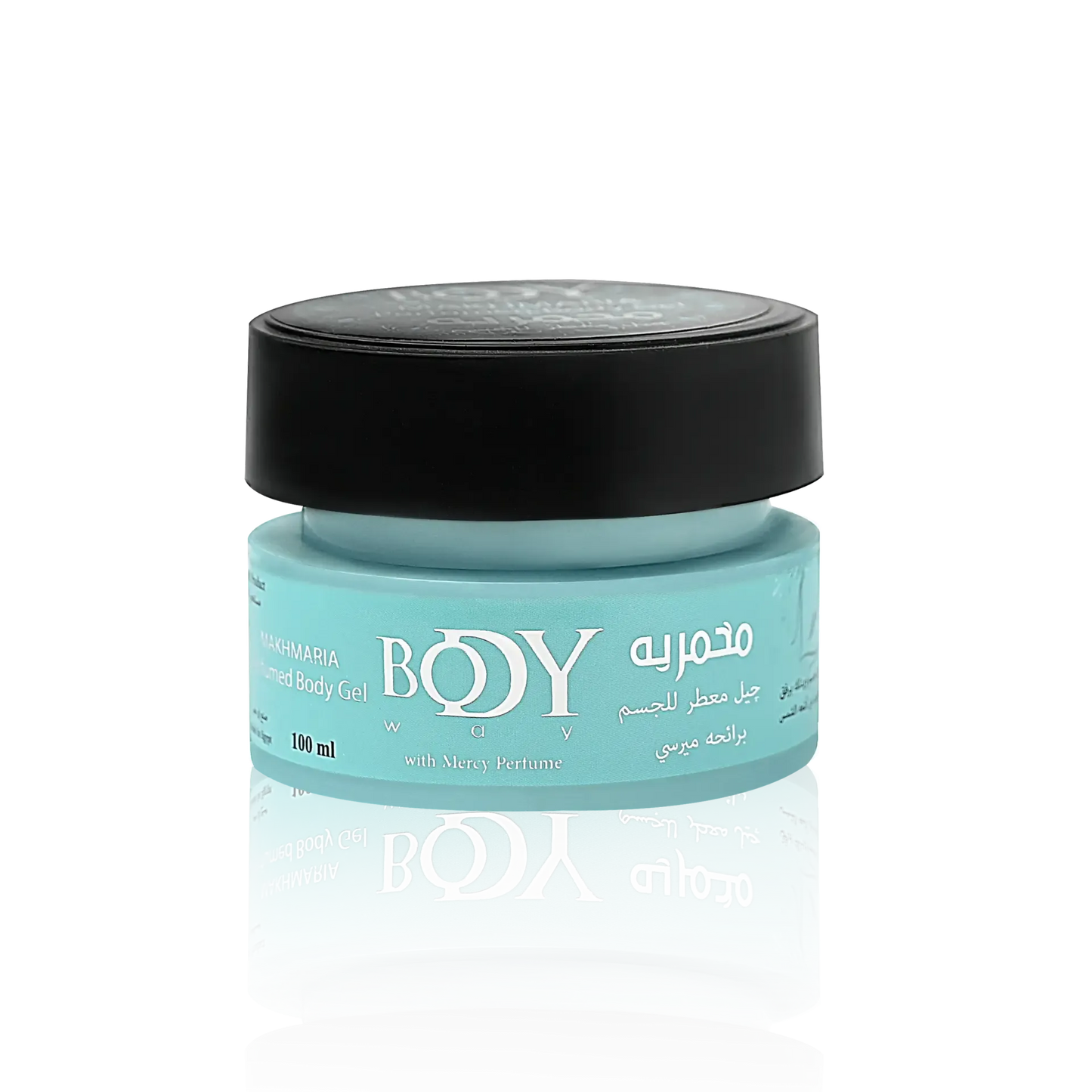 Body Way | Makhmaria Perfumed Body Gel with Mercy Perfume Light Blue | 100gm