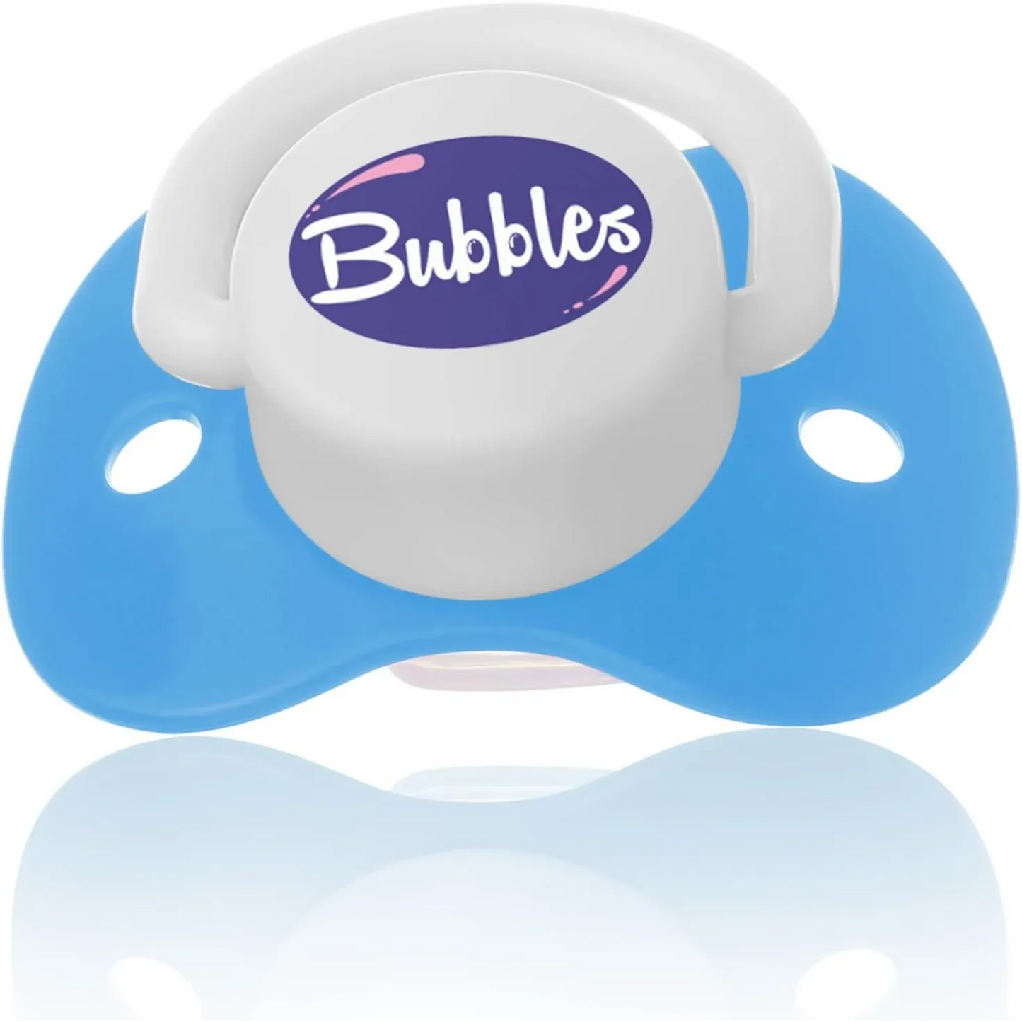 Bubbles | Tatinah Beveled Pacifier without Chain for +3M Blue