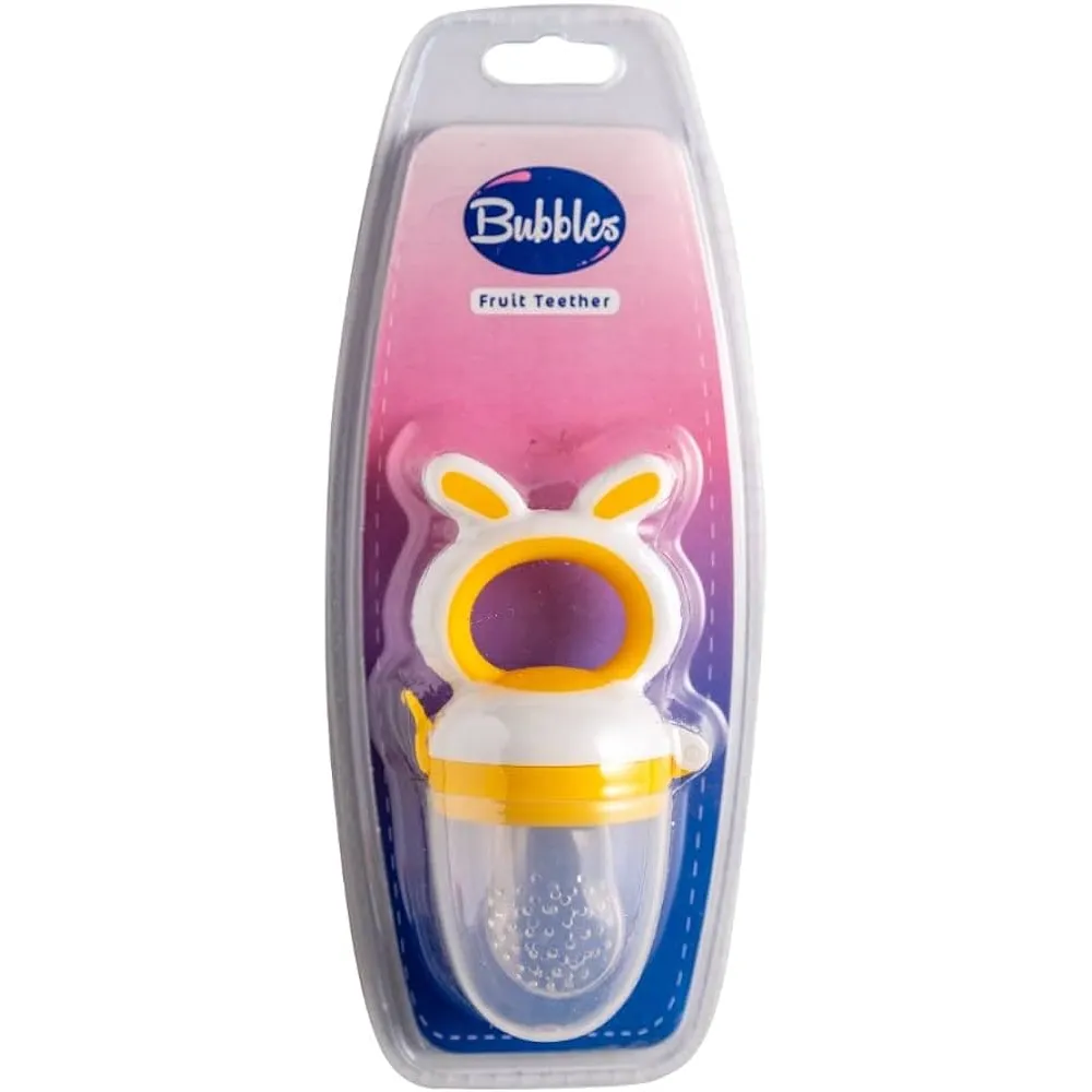 Bubbles | Fruit Teether Yellow