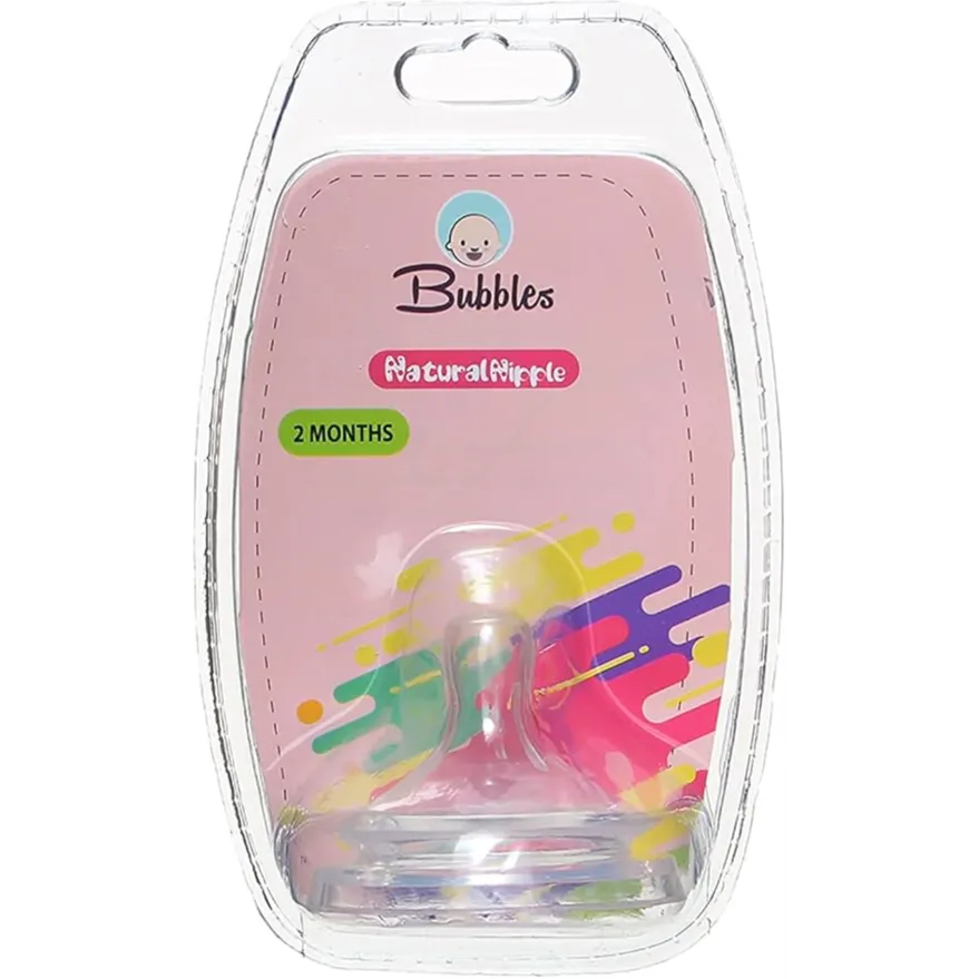Bubbles | Natural Nipple Clear from 2M