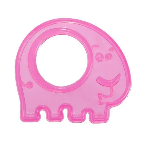 Canpol Babies | Pink Elephant Shaped Soft Teether +0M | 1 Pc