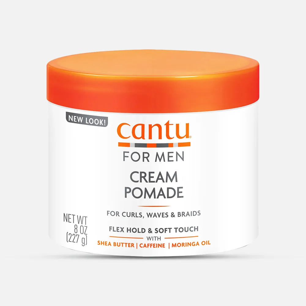 Cantu | shea butter cream pomade for men strong hold | 227gm