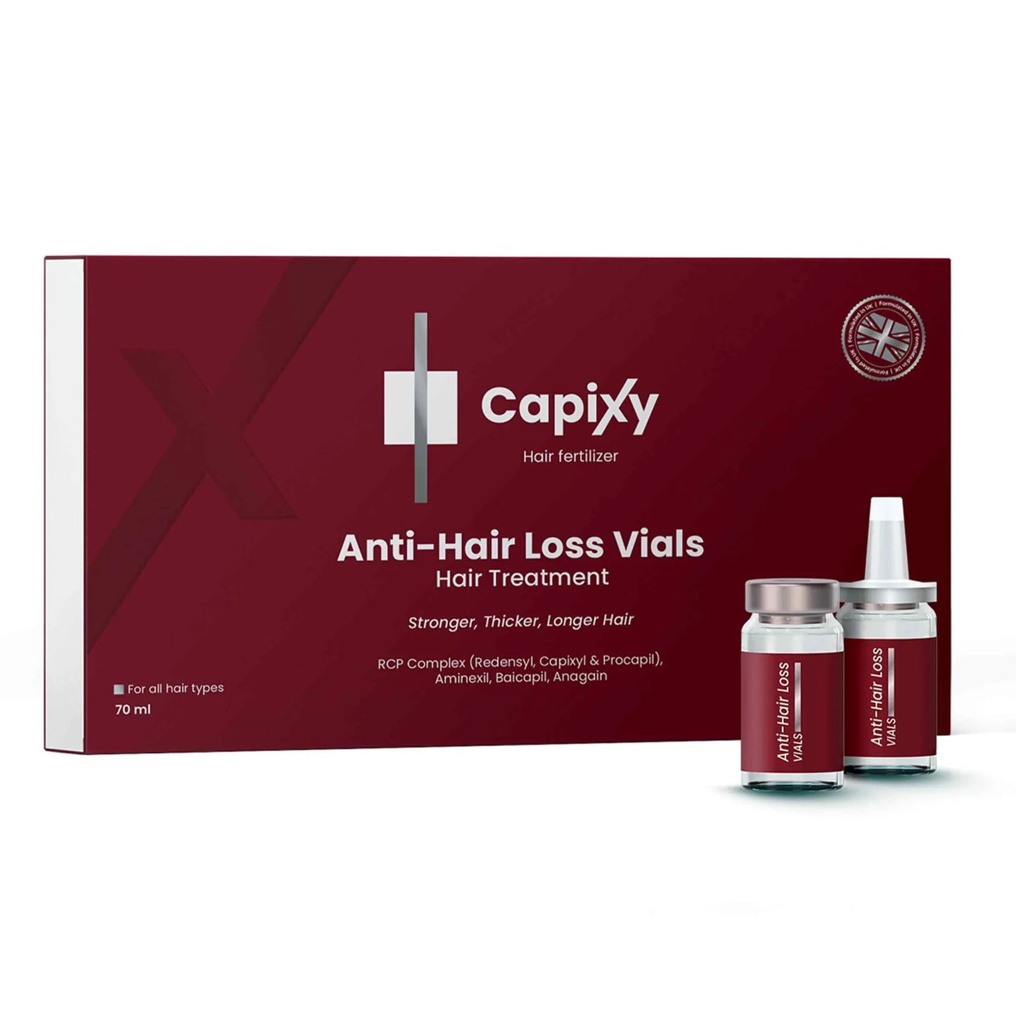 Capixy | anti hair loss vials | 70ml