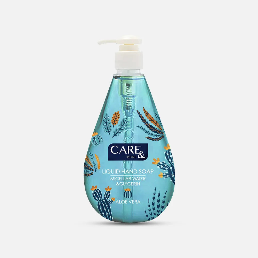 Care & More | Liquid Hand Soap Micellar water & Glycerin Aloe Vera | 380ml