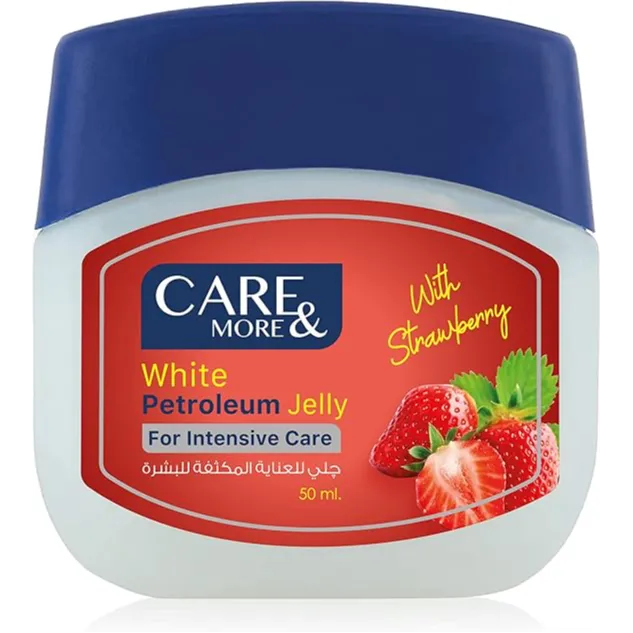 Care & More | Strawberry Petroleum Jelly for Intensive Care | 50ml