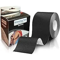 Ce-Tua | Kinesiology Sports Elastic Black Color | 5cm x 5m