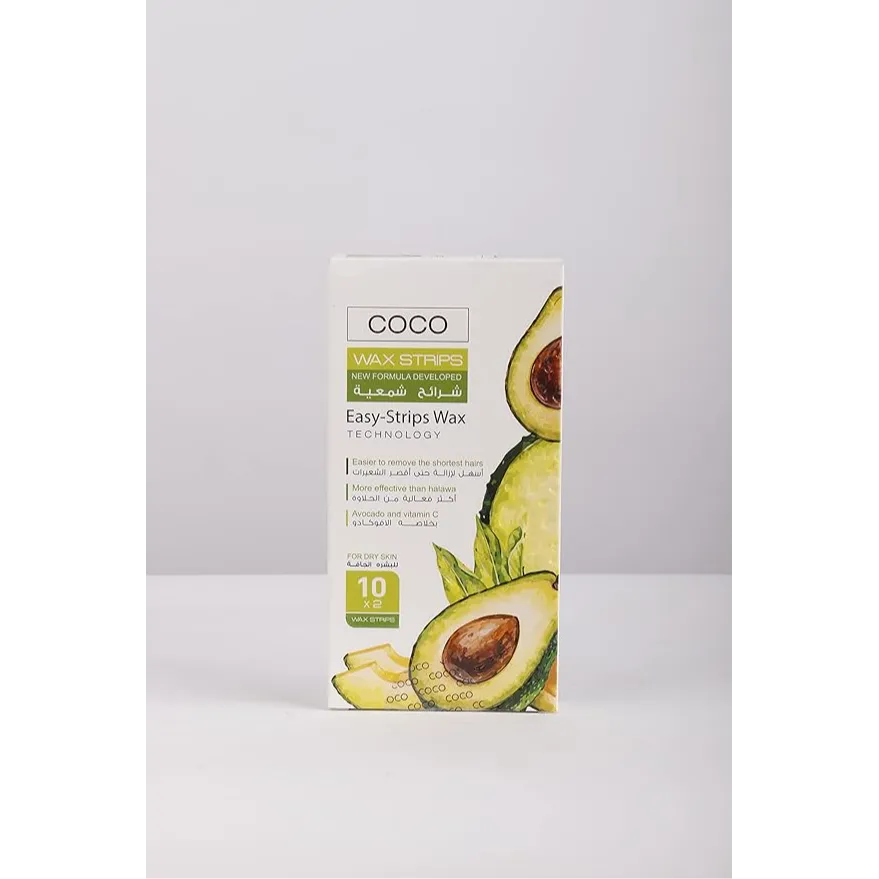 COCO | Wax Strips Avocado | 10Pcs