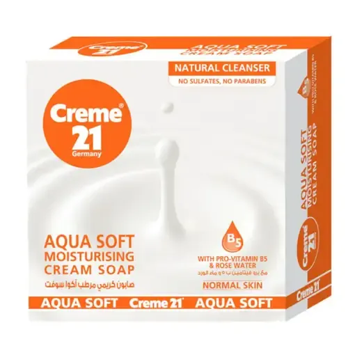 Creme 21 | Aqua Soft Moisturising Cream Soap | 125ml