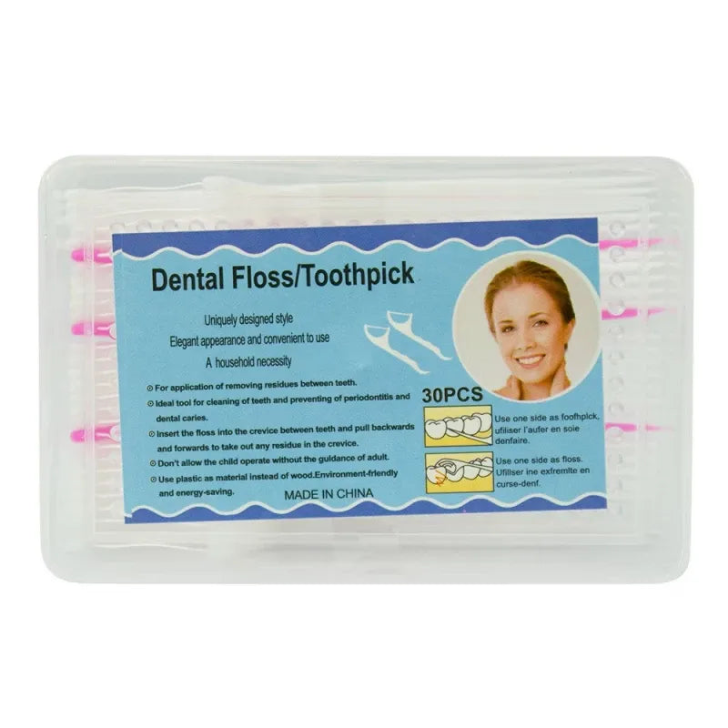 Dental | Floss Toothpick | 30 Pcs